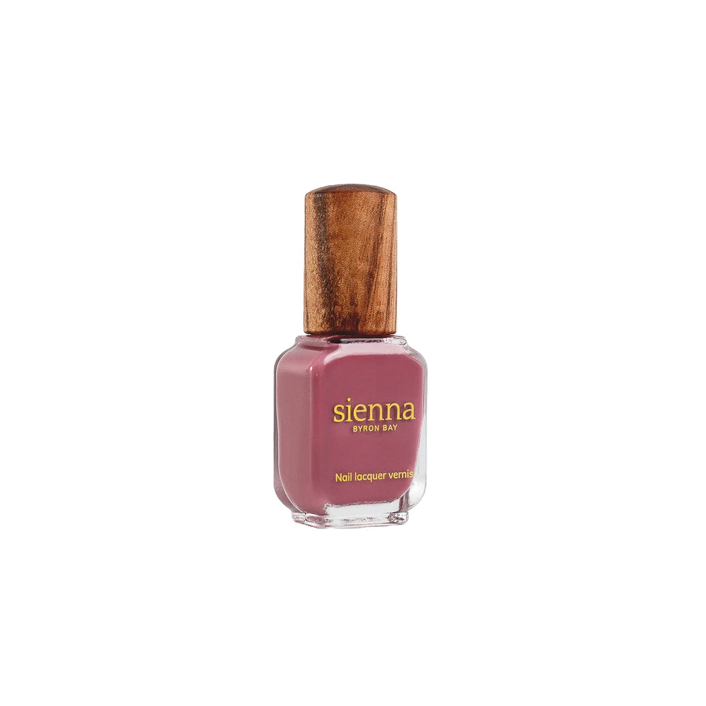 Sienna Byron Bay Heartspace Nail Polish – raspberry sorbet, vegan, eco-friendly, and breathable.