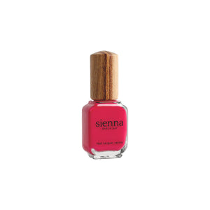 Sienna Byron Bay Magic Nail Polish – shimmering cherry blossom pink with silver-white shimmer.