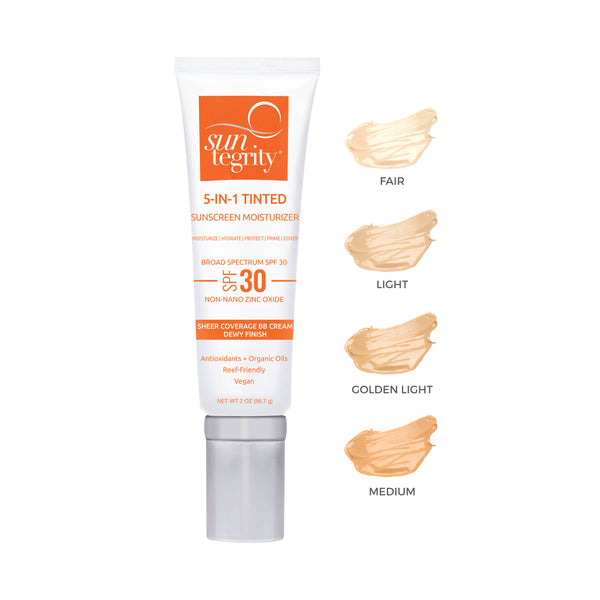 SUNTEGRITY 5-in-1 Tinted Sunscreen Moisturizer Broad Spectrum SPF 30 ALWAYS SHOW