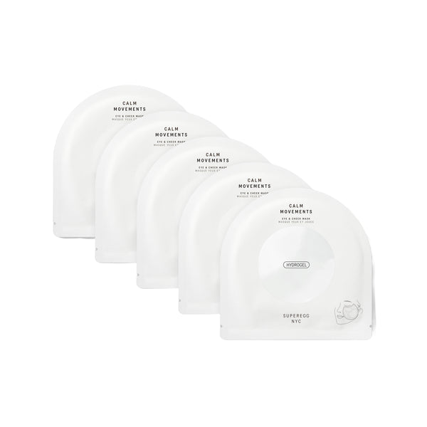 SUPEREGG Calm Movements Eye & Cheek Mask