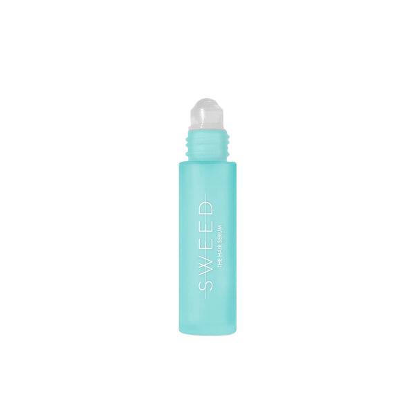 SWEED The Hair Serum in roll on bottle on white background