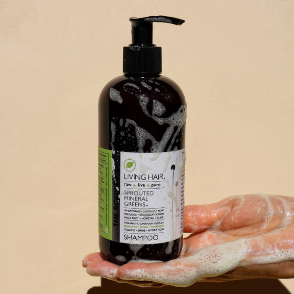 THE BODY DELI LIVING HAIR Shampoo. Large size