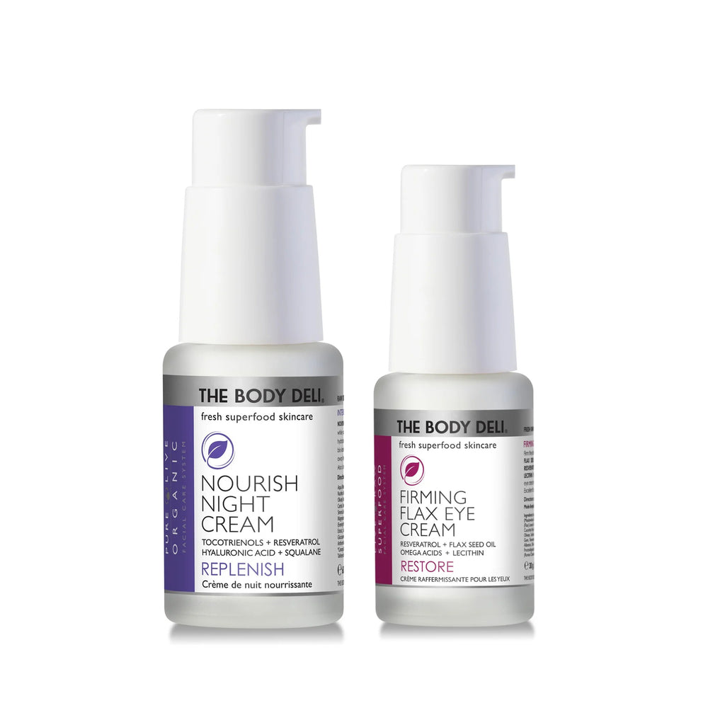 THE BODY DELI Night Cream Flax Eye Cream Set
