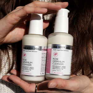 THE BODY DELI ROSE GERANIUM Cleanser. ALWAYS SHOW