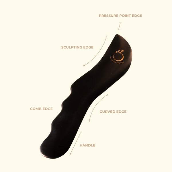 THE GOLDEN SECRETS Sculpting Stone Gua Sha Body Tool