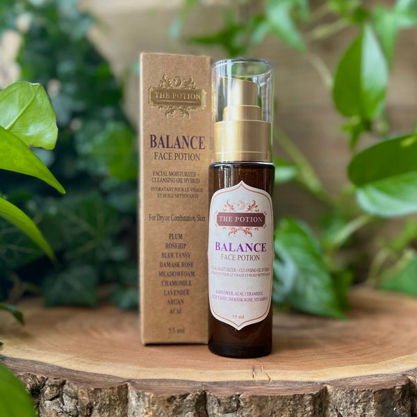 THE POTION COSMETICS Balance Facial Moisturizer + Cleansing Oil Hybrid
