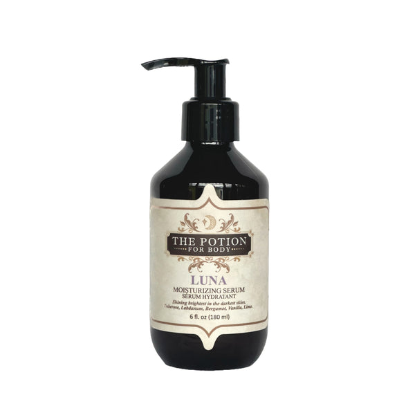 THE POTION MASTERS Luna Body Potion – limited edition amber floral body oil.