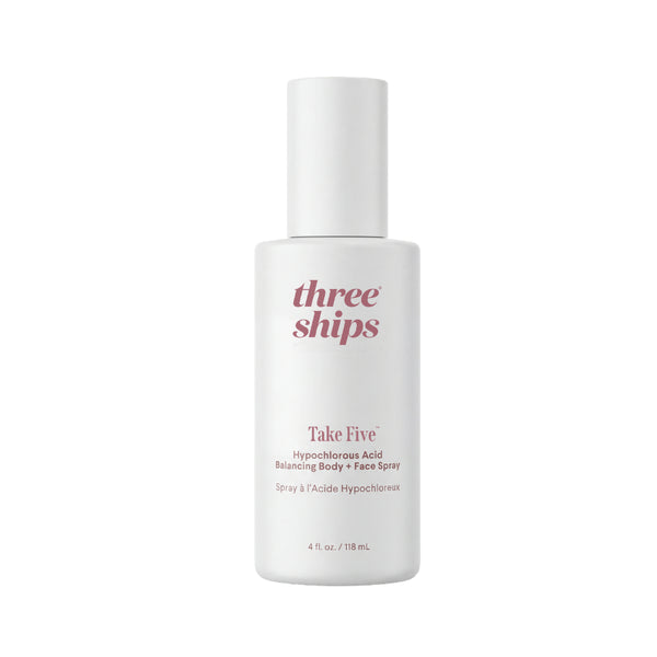 Three Ships Take Five bottle on a white background
