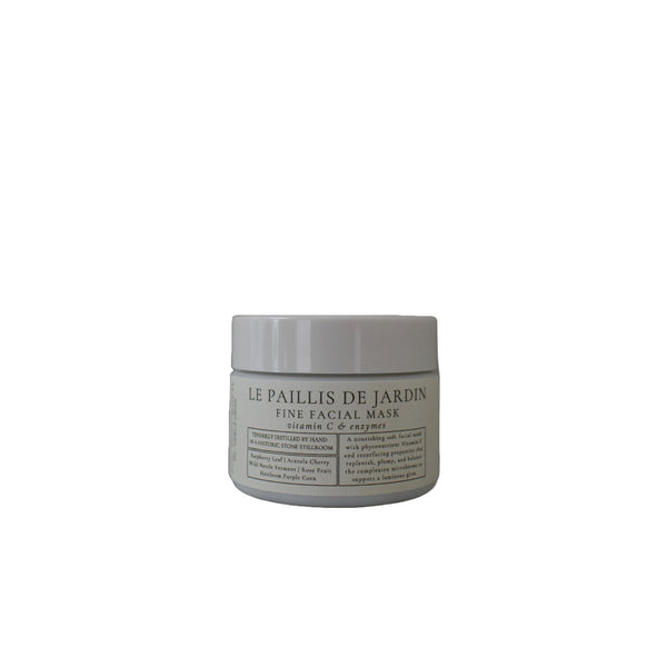 Tidelands House Le Paillis de Jardin Vitamin C Emulsion Facial Mask, featuring natural vitamin C from purple corn, acerola cherry, and calendula, for a bright and nourished complexion.