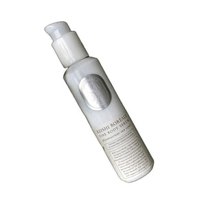 Tidelands House Reishi Boreale Phytonutrient Body Serum in a glass bottle with organic ingredients like Reishi mushroom, marshmallow root, and kombu kelp.