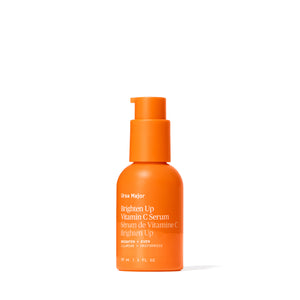 Bottle of URSA MAJOR Brighten Up Vitamin C Serum — lightweight, plant-powered skincare with Vitamin C and botanical extracts, designed to brighten and even the appearance of skin tone.