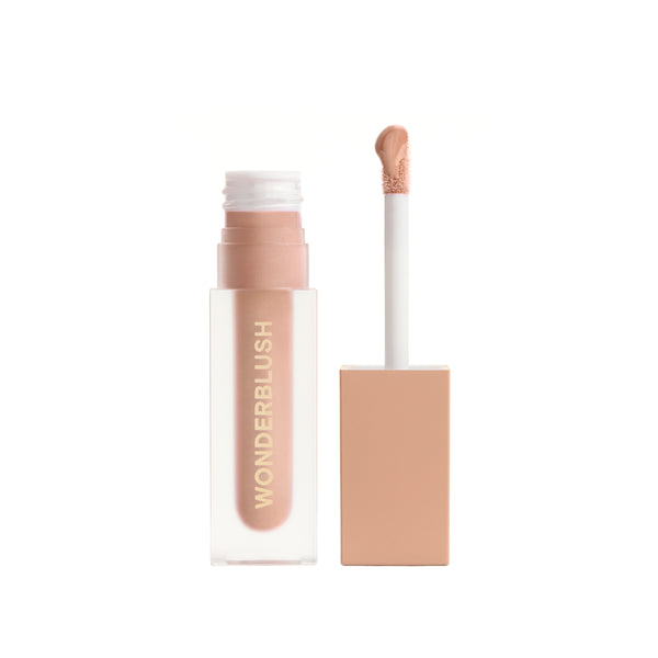 Wonderblush makeup product with applicator on a white background