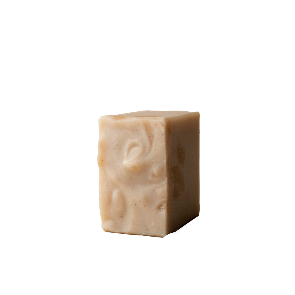 Artisan facial cleansing bar made with pumpkin, aloe and Moroccan clay