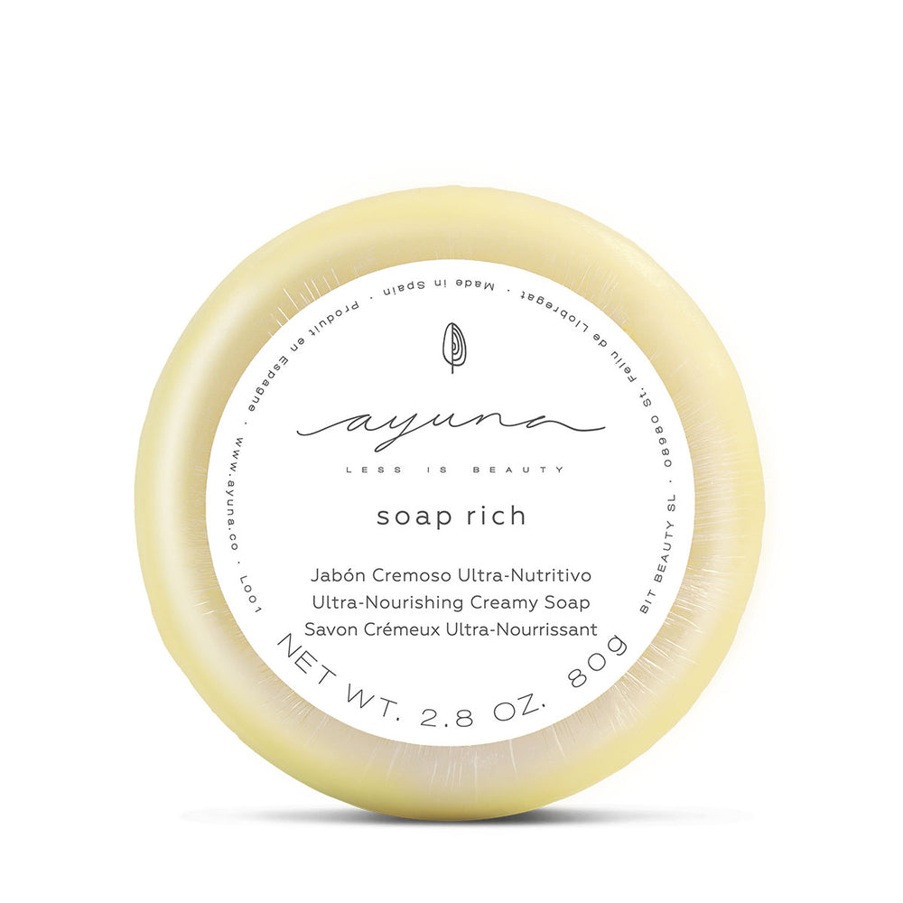 Ayuna Soap Rich bar on white background