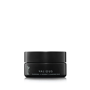 CREATION Validus Polyphenol & Rosehip Multi-Functional Oleogel in a minimalist jar, a gel-to-milk cleansing balm that removes makeup, nourishes skin, and restores glow with antioxidant-rich botanicals.
