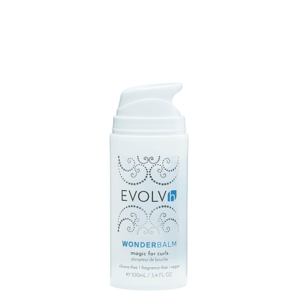 EVOLVh WonderBalm Magic for Curls styling balm for defining curls or smoothing hair.