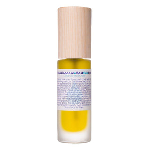 Living Libations Best Skin Ever Frankincense, a cleansing, exfoliating, and moisturizing blend of Frankincense, Seabuckthorn, and essential oils for radiant skin. 30ml