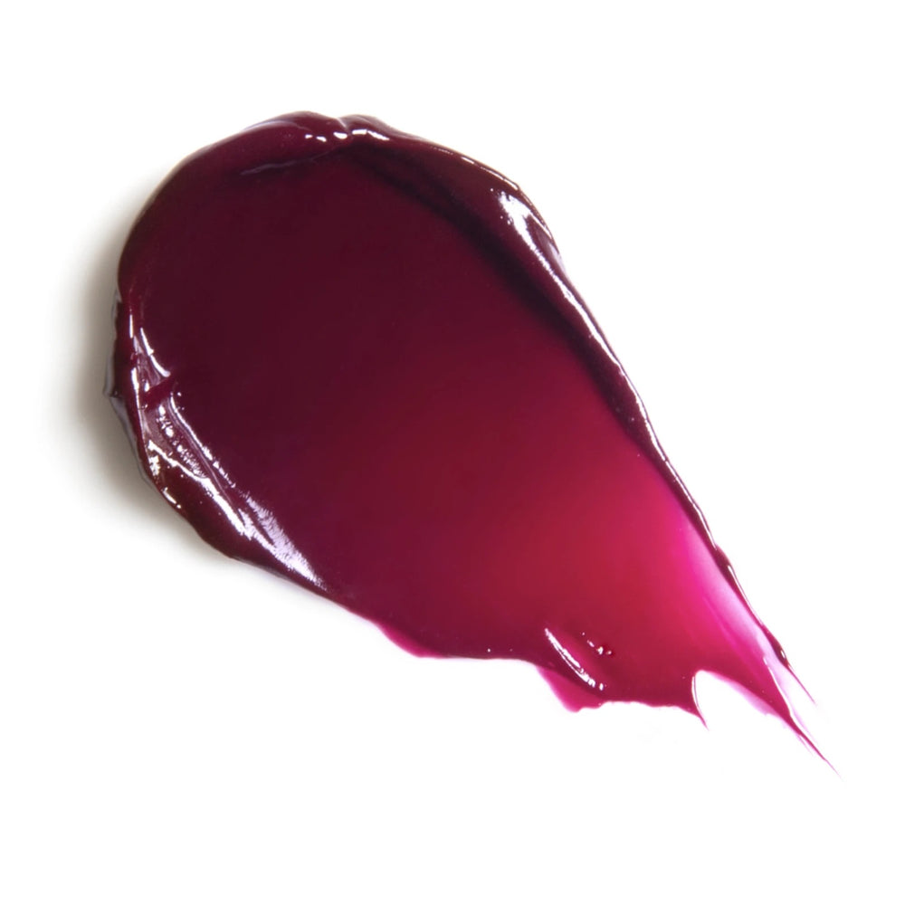 Rituel de Fille Color Nectar Pigment Balm in Glasswing, plum jelly shade in compact.