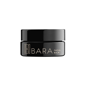BARA BALM in a jar, offering luxurious hydration for dry skin with a blend of organic oils and soothing botanicals.