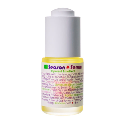 Living Libations All Season Serum for year-round hydration and skin balance. 15ml