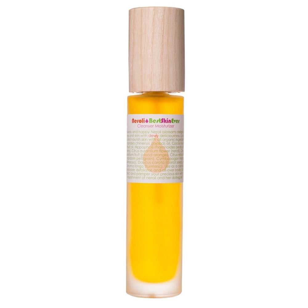 Living Libations Best Skin Ever Neroli, a nourishing blend of Neroli, Blood Orange, Seabuckthorn, and Jojoba for smooth, hydrated skin. 30ml